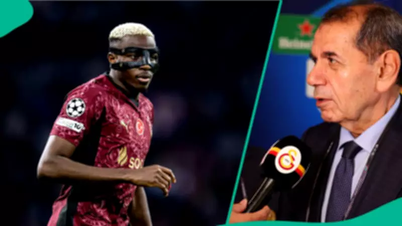 Galatasaray President Hails Victor Osimhen as Club's Second Most-Exciting Striker Ever