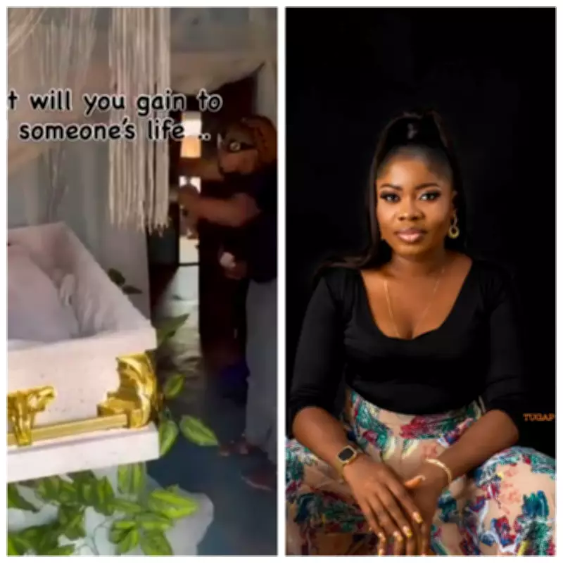 Grieving Nigerian Woman Urges Late Sister to Pursue Alleged Killer in Emotional Video