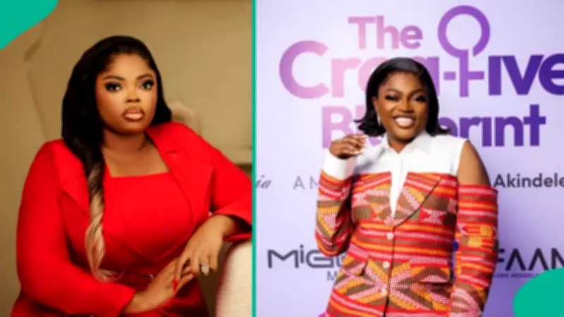 Juliana Olayode Denies Feud With Funke Akindele, Explains No-Kiss Policy