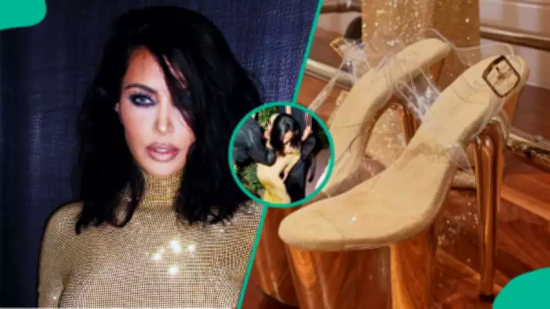 Kim Kardashian's Viral Oscars Afterparty Fall in 8-Inch Heels Sparks Social Media Frenzy