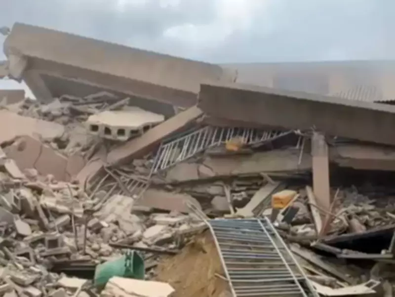 Lagos School Building Collapse: Students Evacuated Minutes Before Disaster