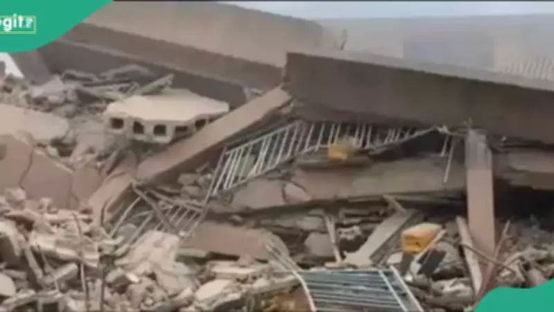 Lagos School Building Collapse: Students Recount Panic as Classroom Block Falls