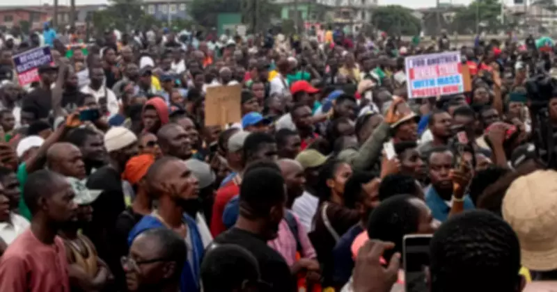 Lagos Youths Protest Persistent Blackouts as Tinubu's Power Promise Remains Unfulfilled