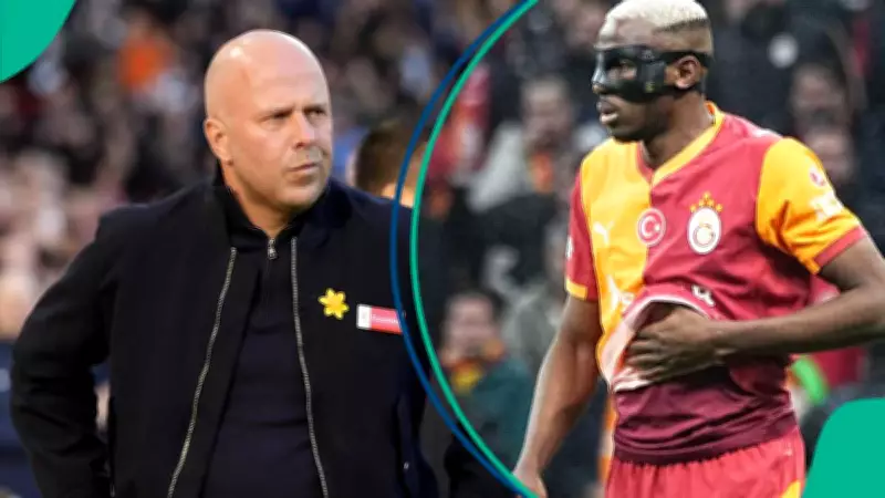 Liverpool Boss Arne Slot Admits Pressure Ahead of UCL Clash with Osimhen's Galatasaray