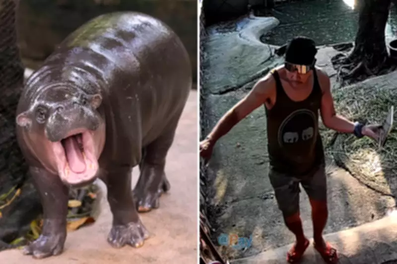 Man Arrested for Trespassing into Viral Pygmy Hippo Moo Deng's Zoo Enclosure