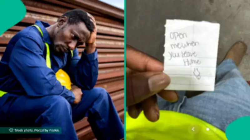 Man Overwhelmed at Work After Discovering Wife's 3am Love Letter Hidden in Shirt Pocket