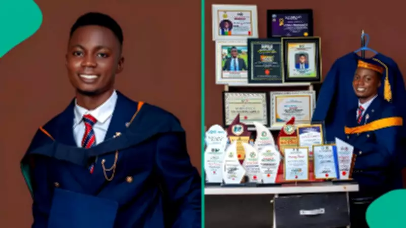 Man Who Worked Multiple Jobs to Fund JAMB Form Graduates With Upper Credit