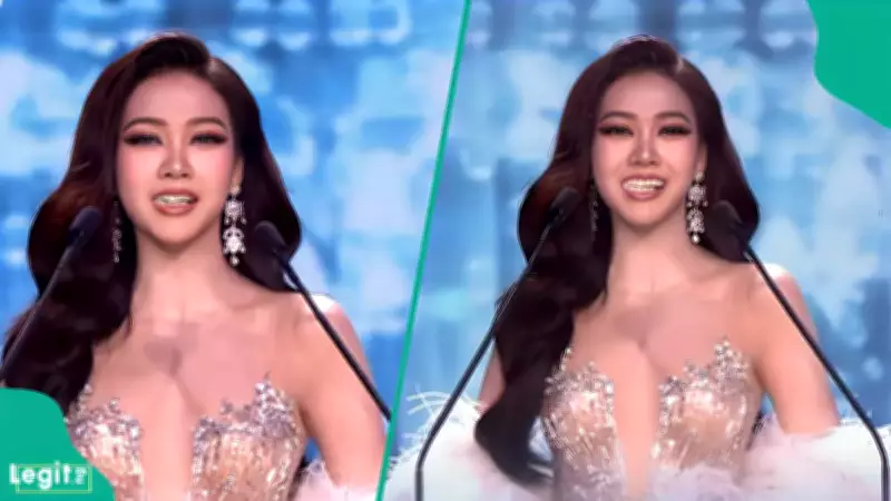 Miss Grand Thailand Contestant's Fake Teeth Fall Out on Stage, She Handles It Professionally