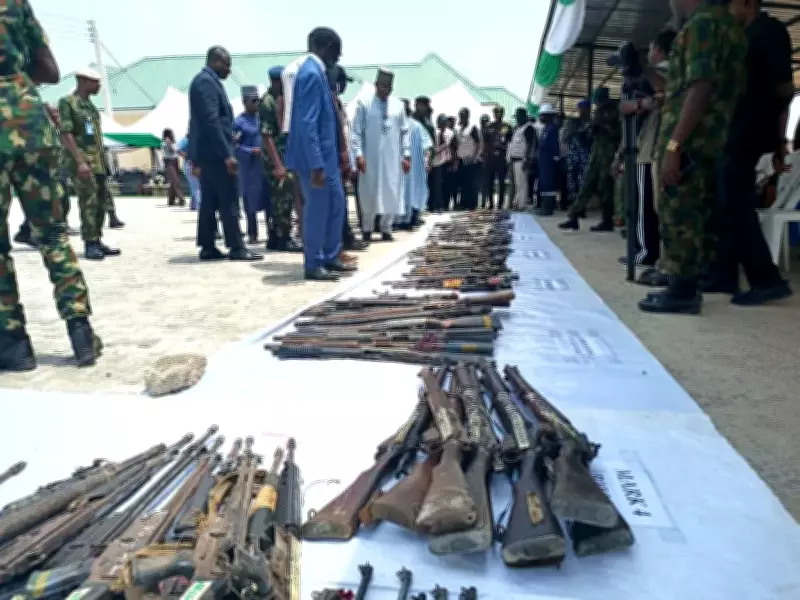Nigeria Destroys 2,800 Illicit Firearms in Major Security Operation