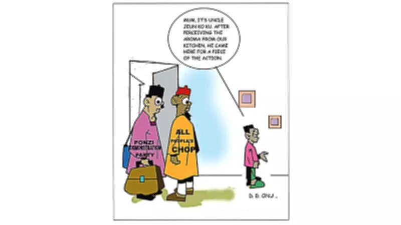 Nigerian Cartoonist's Satirical Take on Current Affairs Sparks Debate