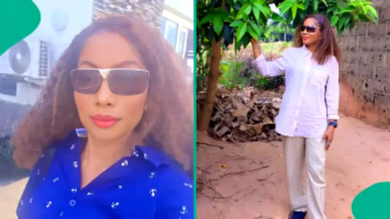 Nigerian Lady's Emotional Homecoming After Six Years Away Reunites Family