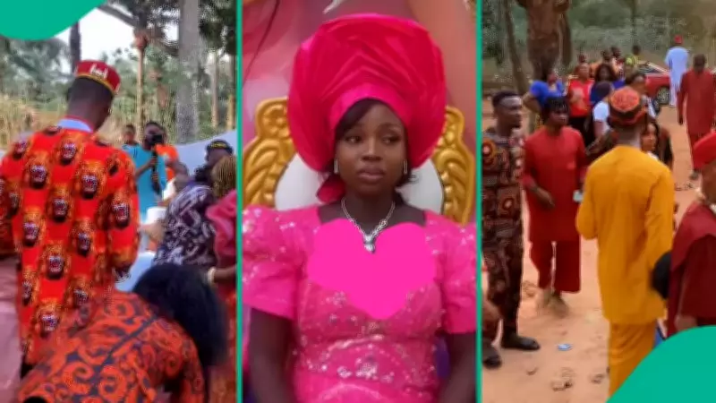 Nigerian Lady's Hilarious Celebration of 'Lazy' Sister's Wedding Goes Viral