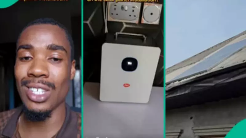 Nigerian Man Details Cost of Installing 2 Solar Panels at Home, Sparks Online Debate