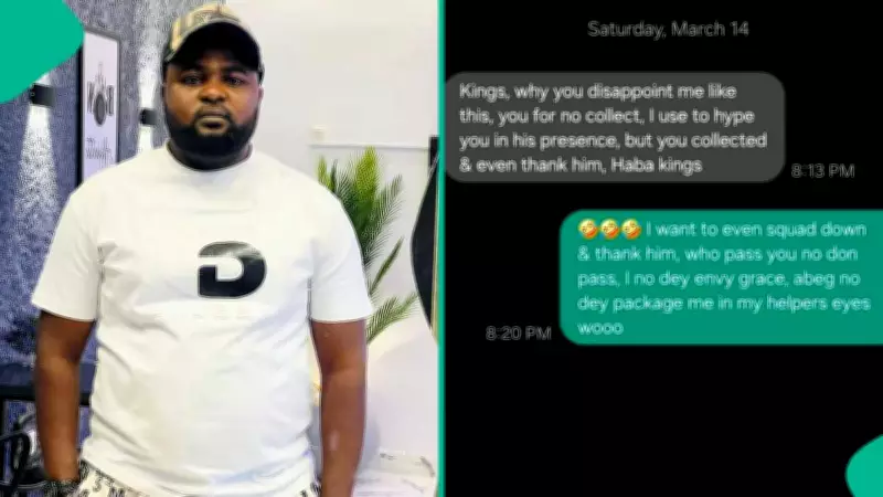 Nigerian Man's Ex-Girlfriend Texts Him After Husband Gives $300 at Lagos Airport