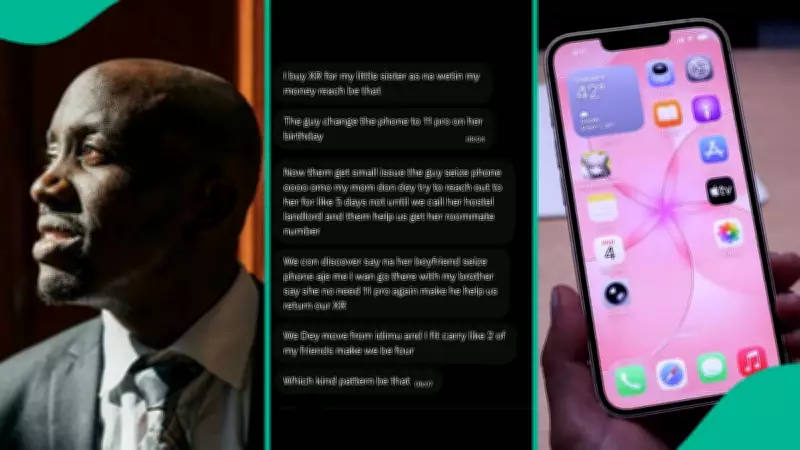 Nigerian Man's Fury Erupts Online After Sister's Boyfriend Seizes Her Phone