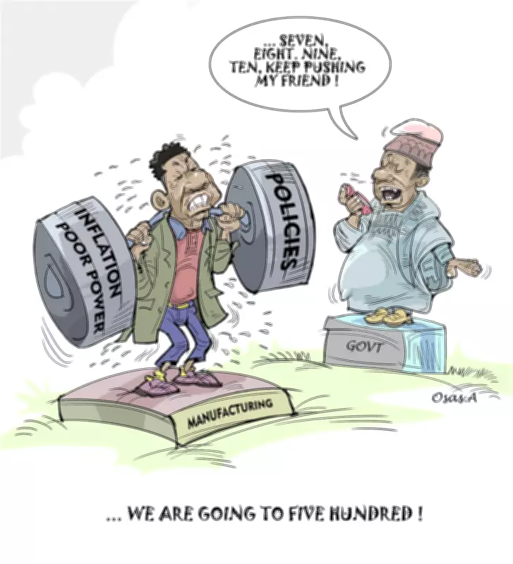 Nigerian Political Cartoon Satirizes Leadership and Governance Challenges