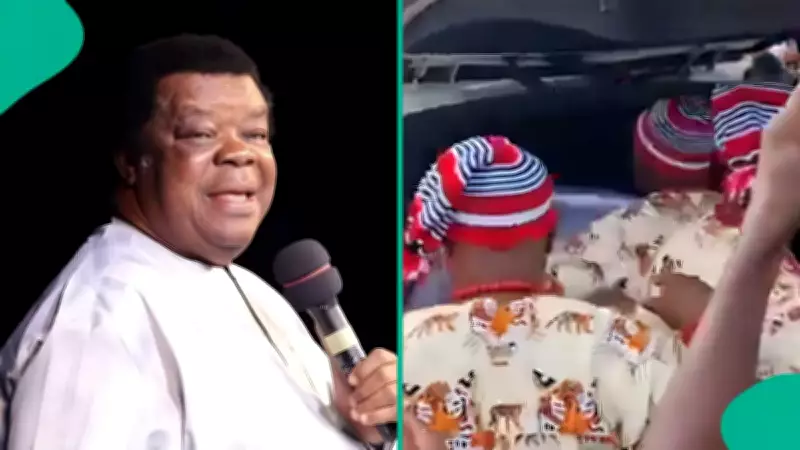 Nigerians Gather to 'Tap Anointing' from Late Preacher Uma Ukpai's Hearse in Viral Video