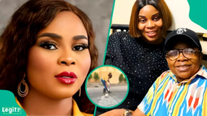 Nollywood Star's Wife Sparks Debate After Personally Repairing Lagos Roads