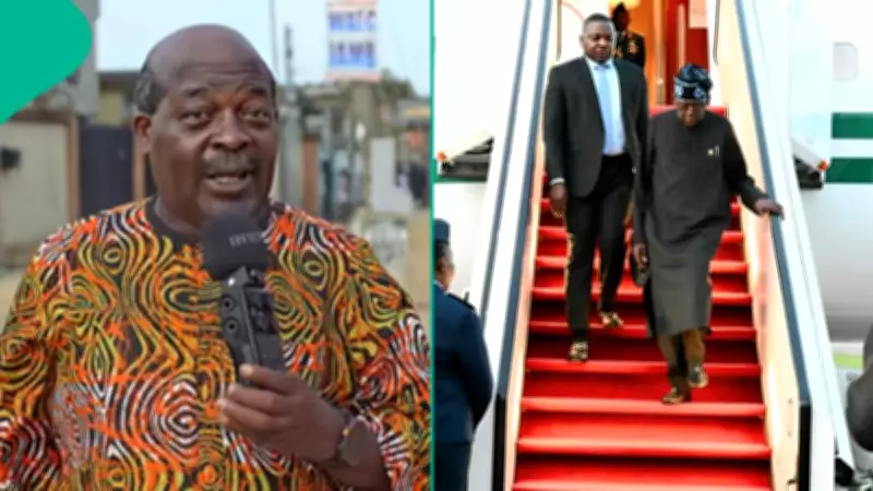 Papa Ajasco Reveals His Airport Handshake Ritual with President Tinubu