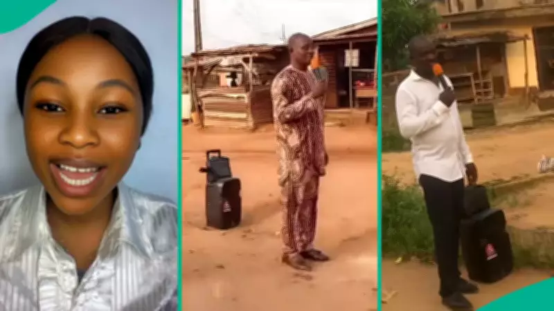 Pastor's Daughter Captures Heartwarming Encounter with Father Preaching on Nigerian Street