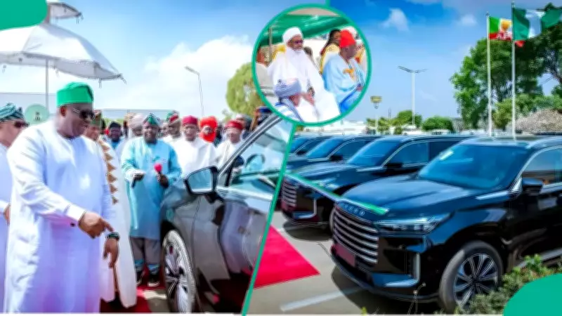 Plateau Governor Gifts 17 SUVs to Chiefs on Birthday Amid Mud Hut Schools