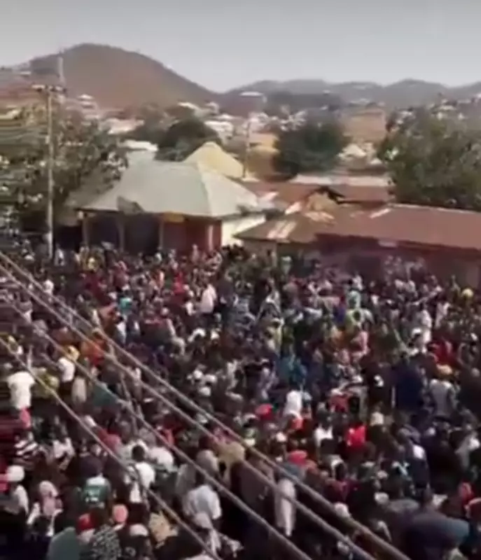 Plateau Residents Stage Mass Protest Demanding Action After Palm Sunday Massacre