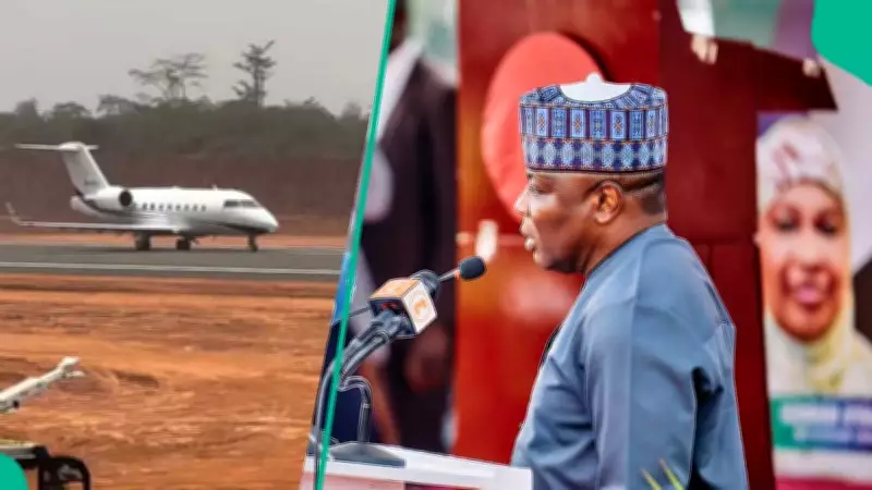 Private Jet Carrying Nigerian Senator David Jimkuta Forced Back to Abuja After Mid-Air Fault