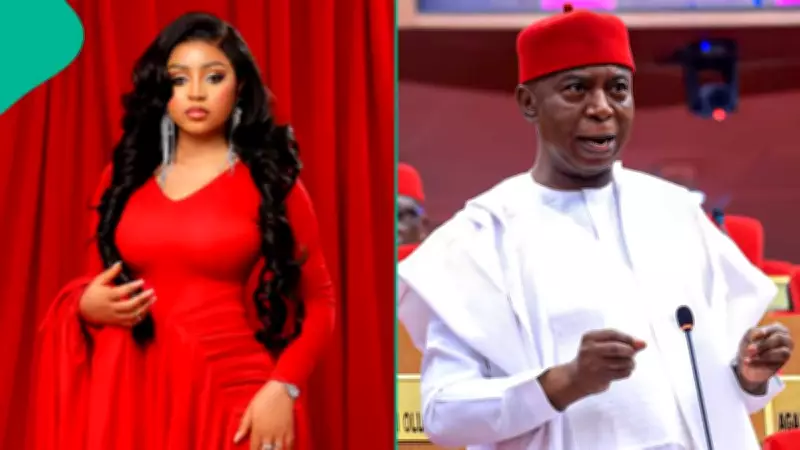 Regina Daniels Fires Back After Ned Nwoko Reportedly Removes Her Photos From Abuja Mansion