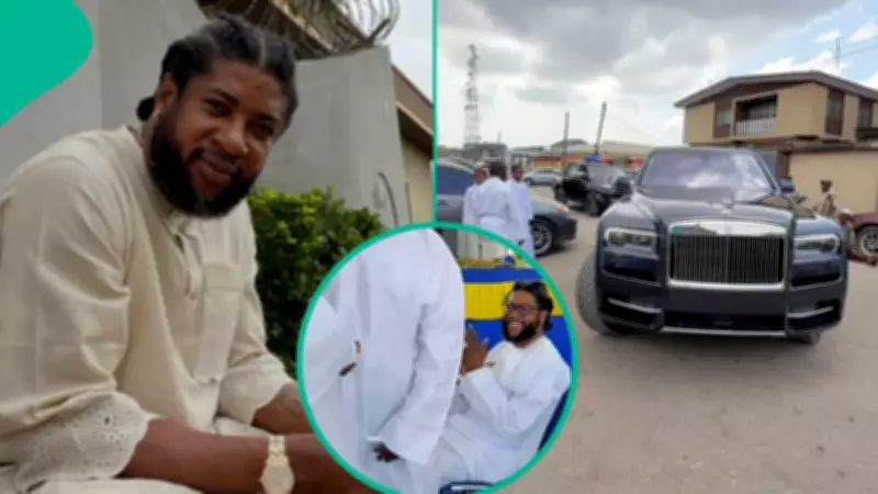 Socialite Abu Abel's Rolls-Royce Church Arrival Sparks Debate on Classism in Nigerian Churches