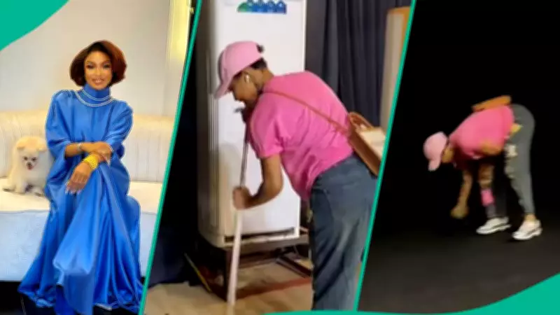 Tonto Dikeh Cleans Church Floor, Shares Spiritual Reason, Sparks Reactions