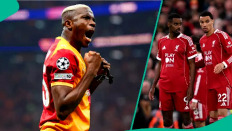 UCL Showdown: Victor Osimhen's Stats Dominate Liverpool Strikers This Season