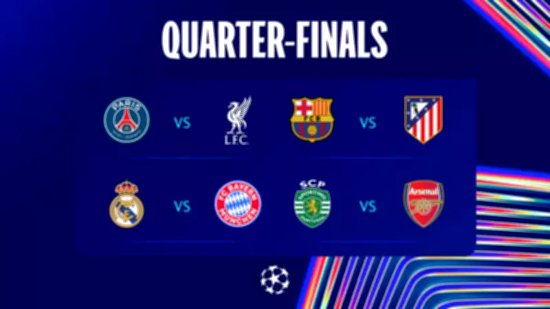 UEFA Champions League Quarter-Final Fixtures Announced for 2026 Season