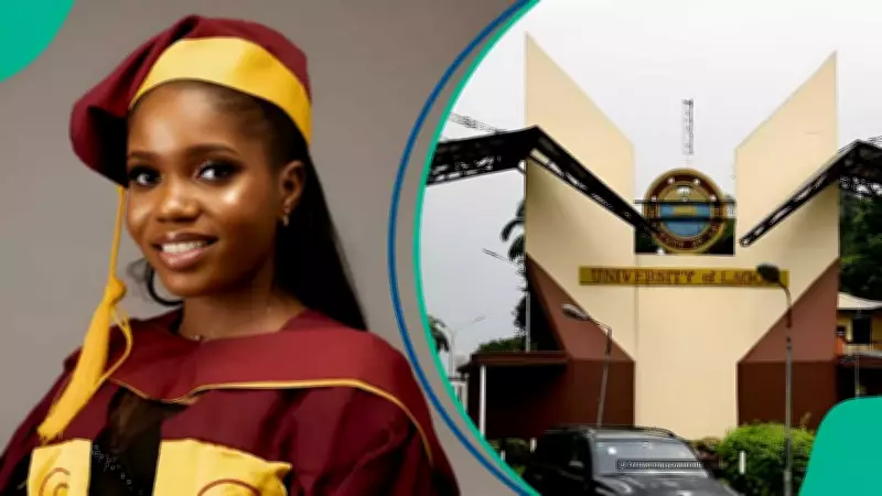 UNILAG Graduate Breaks Down in Tears Over 4.49 CGPA on Convocation Day