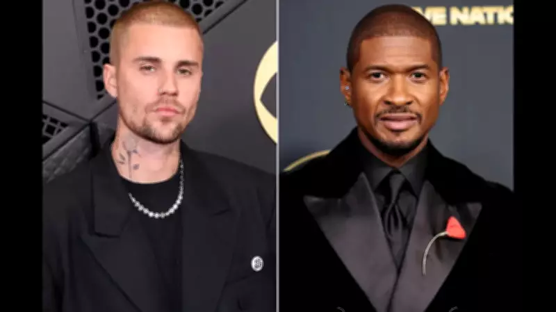 Usher and Justin Bieber Clash at Beyoncé and Jay-Z's Oscars After-Party