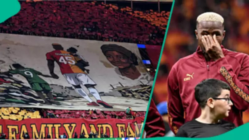 Victor Osimhen Moved to Tears by Galatasaray Fans' Tribute to His Late Mother
