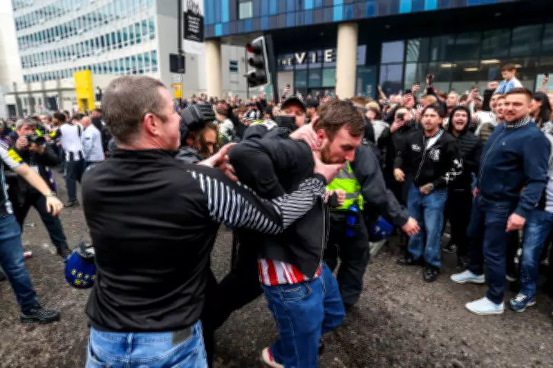 Violent Clashes Erupt Between Newcastle and Sunderland Fans Ahead of Derby Match