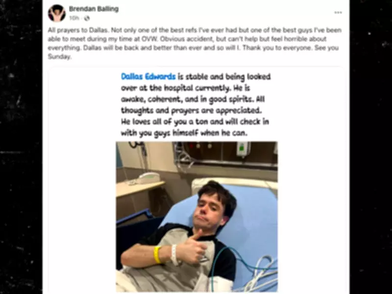 Wrestling Referee Suffers Brain Injury After Collision in Kentucky Ring