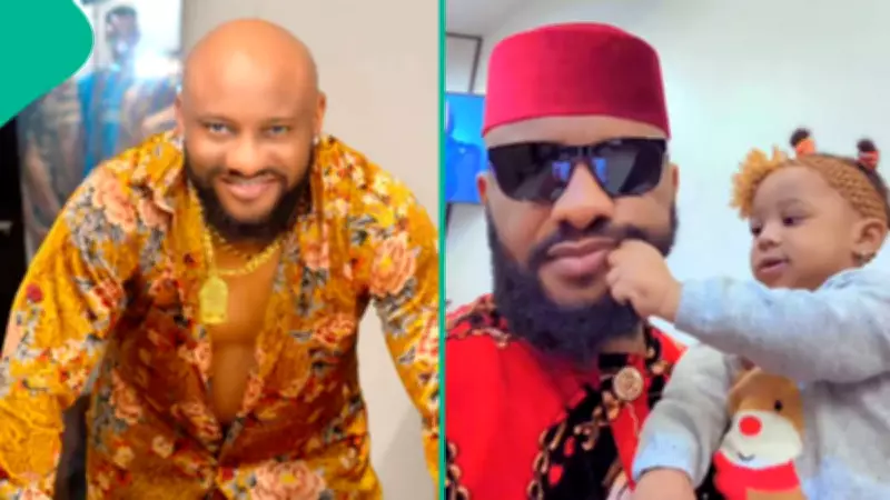 Yul Edochie Shares Adorable Video with Second Daughter, Fans Note Resemblance