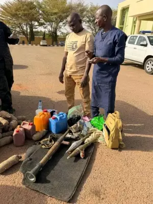DSS Arrests Two Suspected Arms Couriers, Recovers RPGs in Gombe Operation