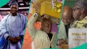 Charly Boy's Dramatic Gift and Pecks Stir Buzz at Obasanjo's 89th Birthday Bash