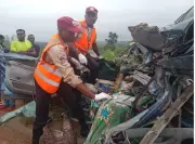 Four Killed in Ogun Expressway Crash as Bus Rams into Stationary Truck