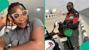 Lady's Heartbreaking Visit to Late Biker Kola Onifoto's Parents After Tragic Accident