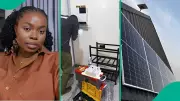 Nigerian Lady Achieves Energy Independence with Solar Panels and Starlink Installation