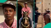 Nigerian Man Celebrates Buying First Horse, Video Sparks Reactions Online
