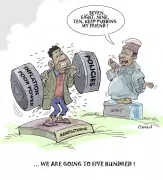 Nigerian Political Cartoon Satirizes Leadership and Governance Challenges