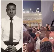 Nigerian Singer Asake Spotted Attempting to Touch Kaaba's Black Stone During Hajj