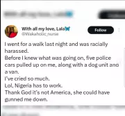 Nigerian Woman in UK Details Racial Harassment, Police Response During Walk