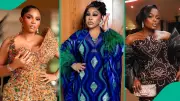 Nollywood Stars Iyabo Ojo, Funke Akindele, Mercy Aigbe Welcome Rita Dominic at Premiere