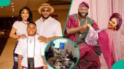 Tonto Dikeh Dines with Ex-Husband Churchill and Daughter After Billboard Controversy