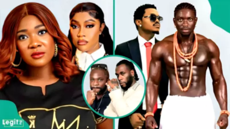 5 Celebrity Feuds That Ended With Jail Time: Blord, Mercy Johnson, Burna Boy